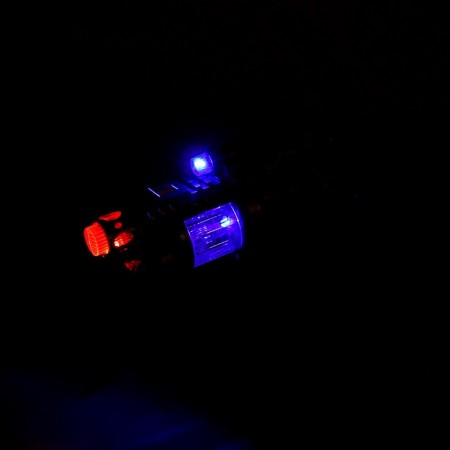 Pistol "Disintegrator", light and sound effects, works from batteries, MIX color-5
