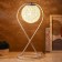 Table lamp 16035/1 E27 40W white 19.5x19.5x44 cm Risalux