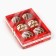 Box for 6 sweets with the cells "New Year's bow", 10 x 14.5 x 3 cm, New Year