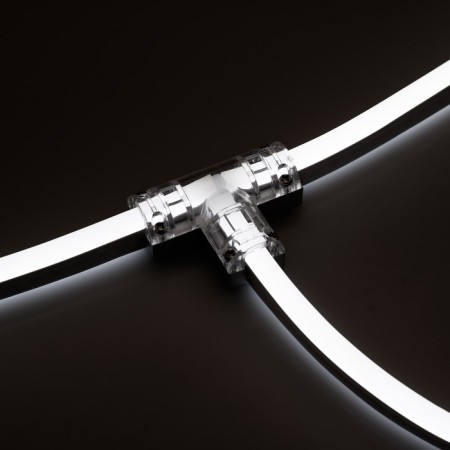 T-shaped connecting Arlight connector for flexible neon 8 × 16 mm, 2-pin-2