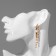 Earrings hanging "Party" City, Color Gold