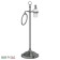 A stand with two accessories for a toilet with a bidet 80 CM, porcelain; Antique silver, 3SC