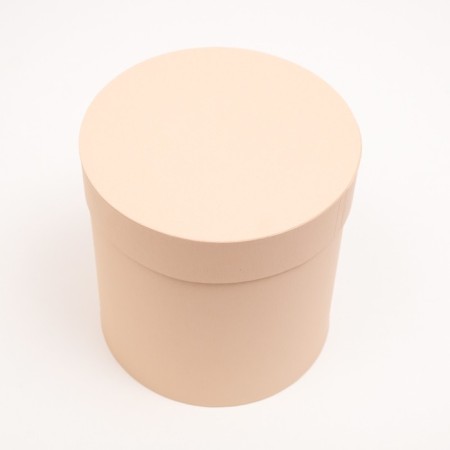 Set of round boxes 5 in 1 "paints", cream, 25 x 25 x 25 - 19 x 19 x 19 cm-4