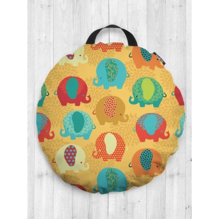 Siddle Pill "Bright Elephants", Decorative, D = 52 cm