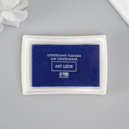 Stamping pillow "Blue" 7.5x5.5x1.8 cm