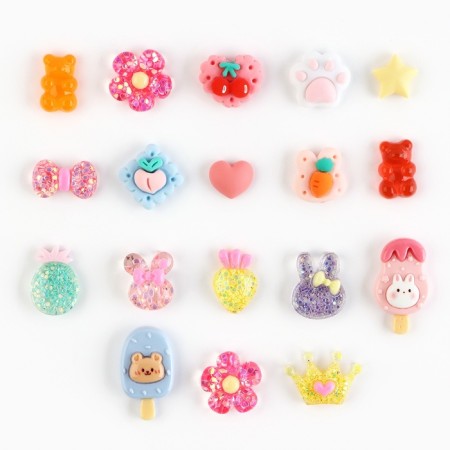 Large set for creating acrylic key fobs with stickers-9