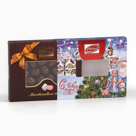 Drage "Marshmallow" in milk chocolate, 100 g-1
