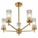 Ceiling Ceiling ST LUCE. SL1233.302.05. Bitonto. 5x60 watts, E14, 58x58x49 cm, brass color