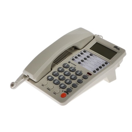 The phone Ritmix RT-495, Caller ID, single-button set, room memory, speaker, white
