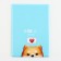 Veterinary passport cover “On guard of your heart!”, PVC