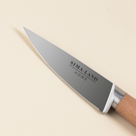 Knife Vegetable Sl Home "Calabria", stainless steel, 8.5 cm, beige-3