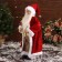 Santa Claus "in a cap, a gift and berries" 46 cm, red