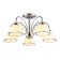 Suspended chandelier Ambrella Light, Traditional, TR3182, 5HE27, Color Chrome