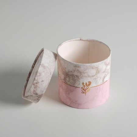 A set of boxes of thin cardboard 4 in 1, gift packaging, “marble”, 12 x 12 - 20 x 20 cm-8