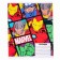 Notebook in a cage 24 sheets, 4 types of mix, cover covering cardboard, Avengers
