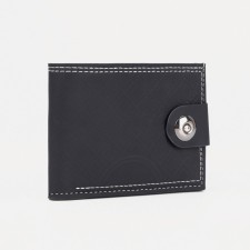 Male purse on a valve, black color