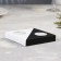 Gypsum pawing "Para", 11.2x11.2x2 cm, under a teaspoon, black and white