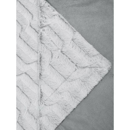 Buenas noches blanket, size 220x240 cm, gray color-4