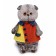 Soft toy "Basik in a velvet vest", 19 cm