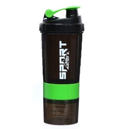 Shaker, 500 ml, series: Crossfit Plus, "Master K", 26.5 x 11 cm, green
