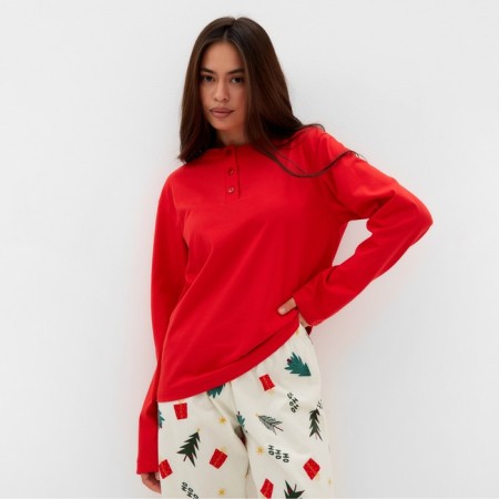 New Year. Pajama Women's KAFTAN Christmas Tree, Size 48-50-1