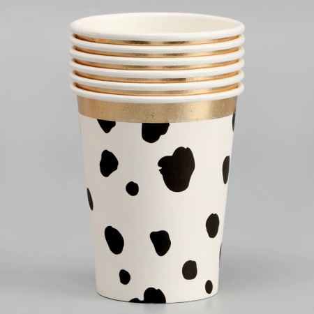 Paper glasses "spots", 6 pcs.-1