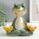 Souvenir Ceramics Light "Frog and Zen" mix 13x7x13 cm