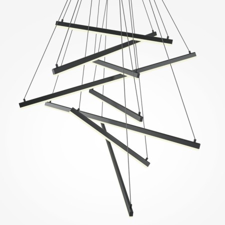 Suspension lamp Maytoni Mod016PL-L96BK, LED, 90 W, 1010x3200 mm, 2000 lm, black-2