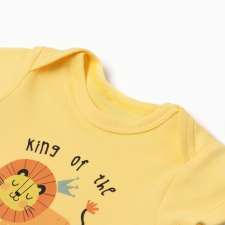 Body baby, yellow color, height 62 (1-3 months)-1