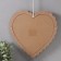 Panel MDF "Cretaceous board. Heart" with clothespins 1x28.5x29.5 cm