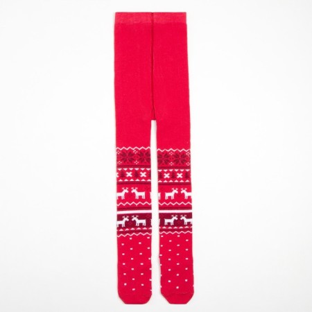 Pantyhose children's KAFTAN "New Year" 92-98 cm, red-2