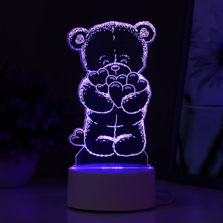 Light "Mishutka" Led RGB from the network 9.5x9.5x16 cm Risalux-5