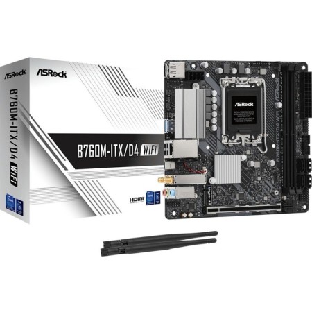 ASROCK B760M-RITX/D4 WIFI SOC-1700 Intel B760 2XDDR4 Mini -itX AC`97 8ch (7. 106498-5
