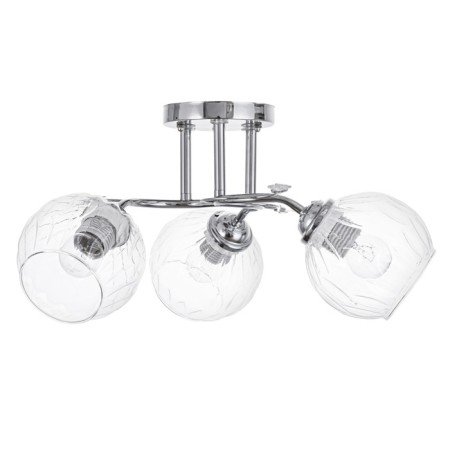 Closure ceiling dera 3x40W E27 chrome 46x46x22 cm-4