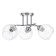 Closure ceiling dera 3x40W E27 chrome 46x46x22 cm