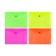 A set of converters on the button 4 pieces, A4, 180 μm, Calligrata Neon, translucent, neon mix