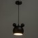 Bayerlux lamp "Barney" E27 40W black 20x20x20-120cm