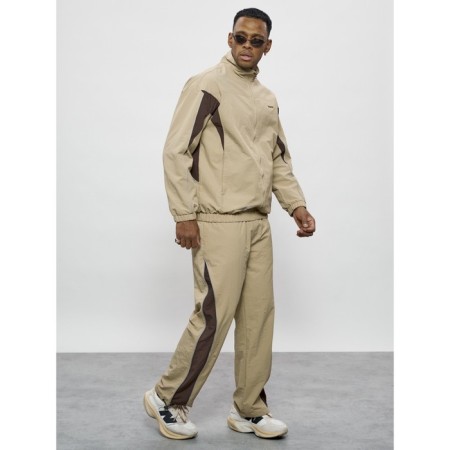Sports suit men's, size 50, beige color-2