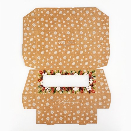 Folding box "New Year's botanist", 17 x 7 x 4 cm, New Year-5