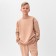 Costume (sweatshirt and trousers) children's minku, beige color, height 98 cm