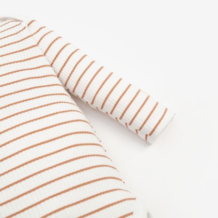 Body with a long sleeve of the crumb I, Basic Line, height 68-74 cm, beige strip-2