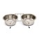 A set of 2 bowls on a stand, 2 x 900 ml