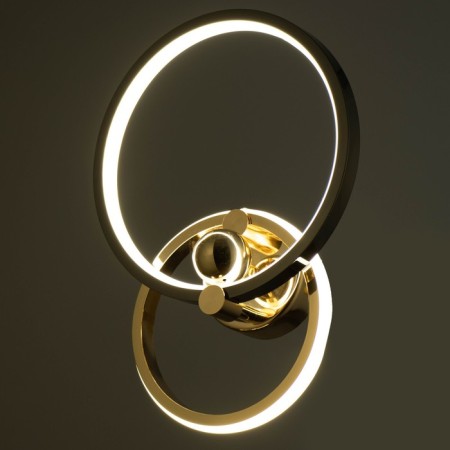 Bra "Huifi" 29W Led Chrome gold 26x9.5x25cm-2