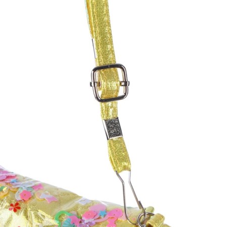 Children's bag on the valve, 6x12x16 cm, adjustable belt, yellow mix-5