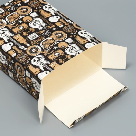 Gift folding box, packaging, “brutality”, 16 x 23 x 7.5 cm-2