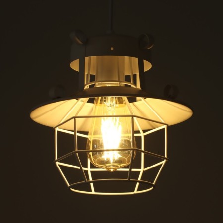 Lamp Bayerlux 2137/1wt E27 40W white 21x21x21-120 cm-3