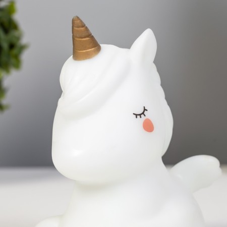 Nightnight "Unicorn" LED from batteries white 9x9x13 cm Risalux-5