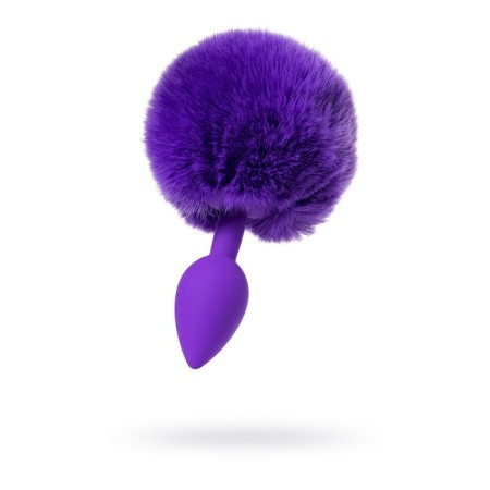 Anal plug Todo byfa Sweet Bunny, silicone, purple color, 13 cm, d 2.8 cm