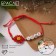 Bracelet "Chamomile" love and beads, color mix, d = 7