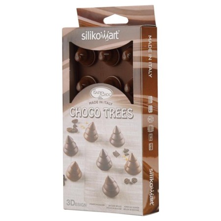 Form for the preparation of sweets Choco Trees, silicone-8